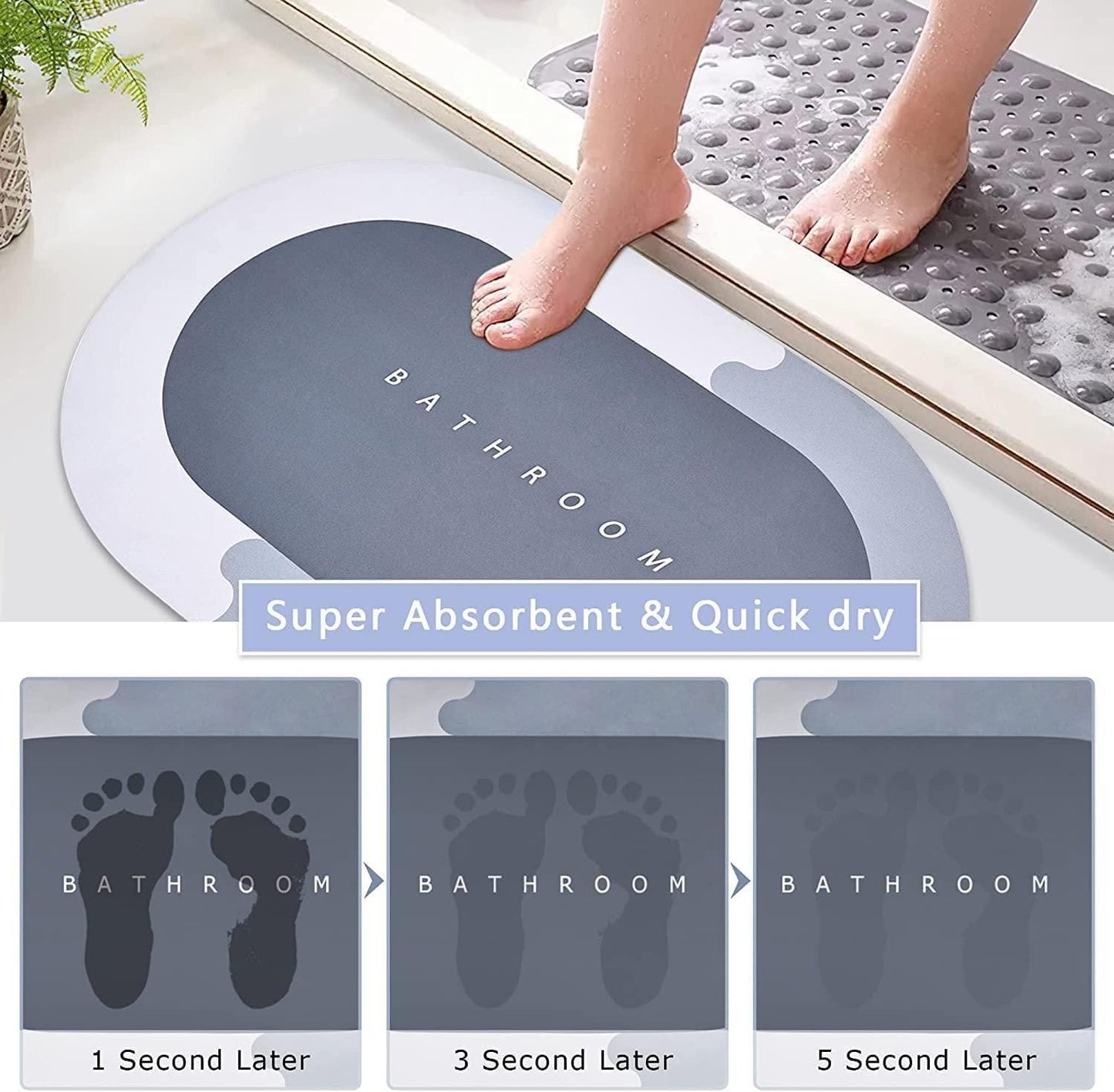 Magic Bathroom Mat